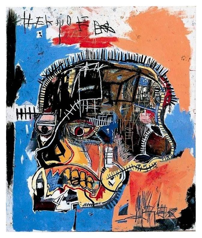 Terra ignota skull de basquiat