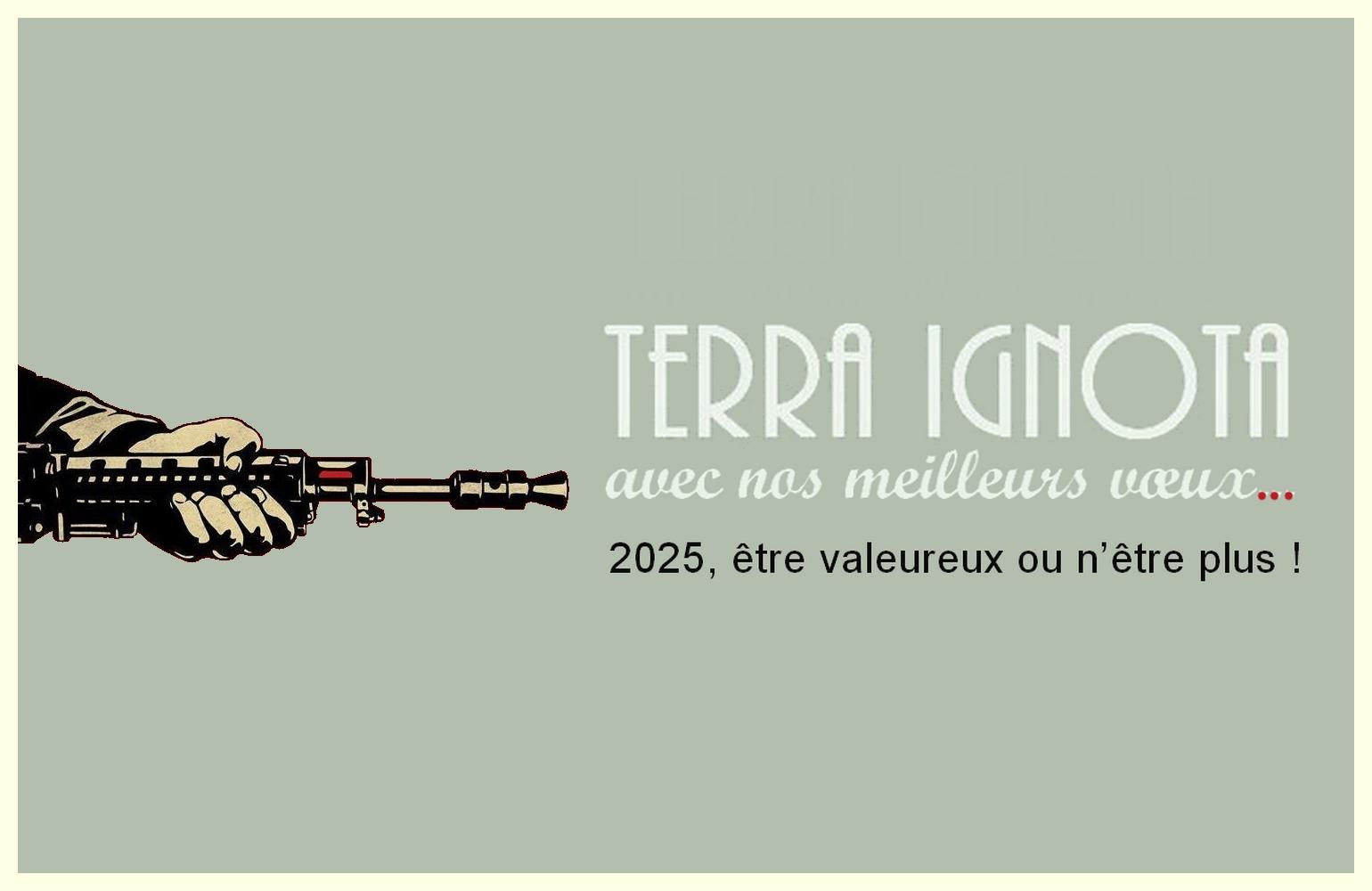 Carte de voeux 2025 terra ignota