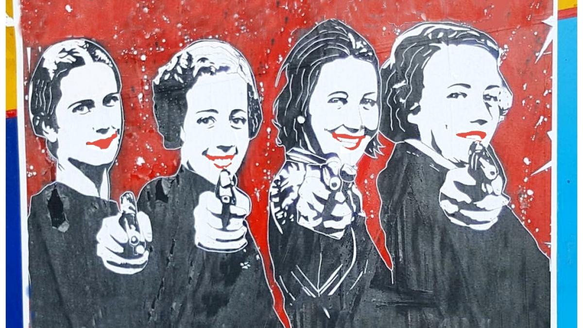 Femmes perdues dans l’ivresse des boissons viriles